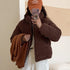 Corduroy Puffer Jacket